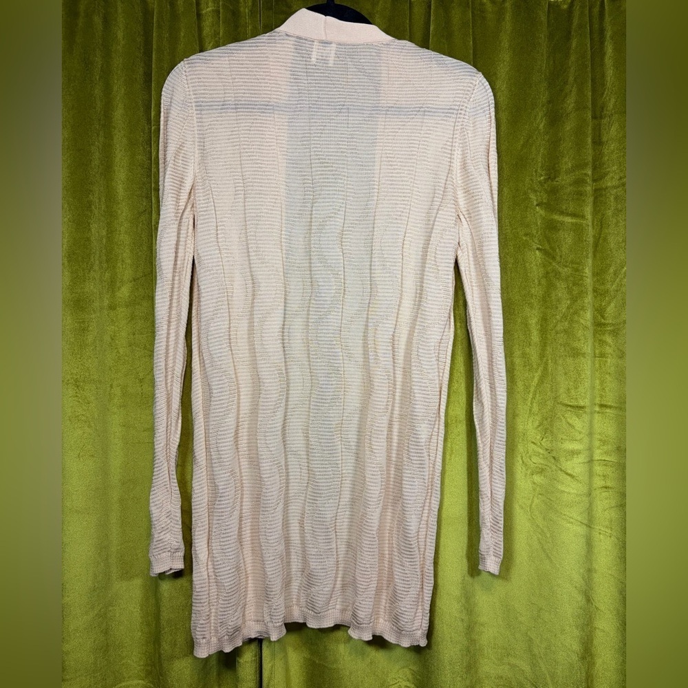 Missoni Creme Light Knit open cardigan sweater. Size 42 (US 6). Retail $400+ - Picture 6 of 6